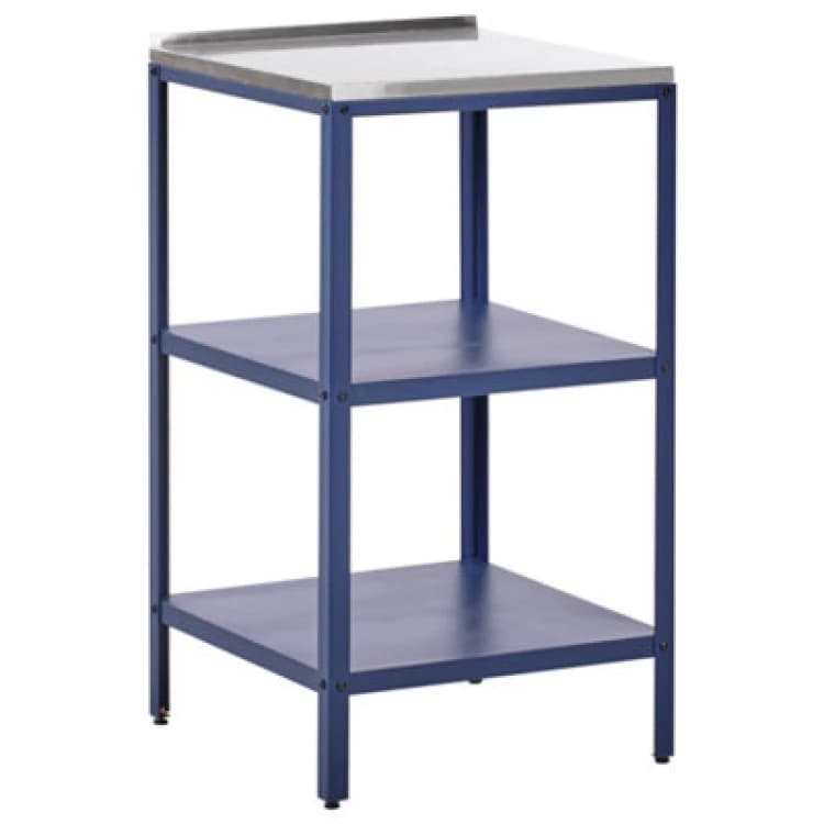 Image of Beliani Outdoor Kitchen Island Vilama Blue