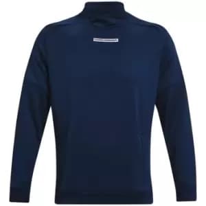 Image of Under Armour Terry Evolution Top Mens - Blue