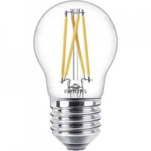 Image of Philips Lighting LED (monochrome) EEC A++ (A++ - E) E27 Droplet 4.5 W = 40 W Warm white (Ø x L) 4.5cm x 8cm dimmable