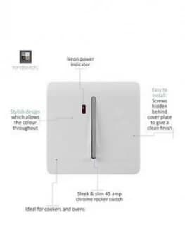 Image of Trendiswitch 45 Amp Neon Insert Std White