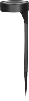 Image of Solar LED Garden Spike Lights with Orange Up and Down Light - Pack of 2