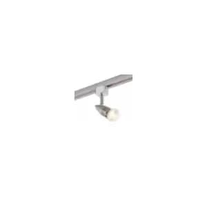 Image of Saxby Conor - 1 Light LED Track Head Light Only Satin Chrome Plate, Silver