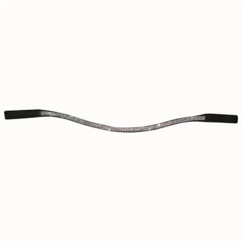 Image of Hy Curved Crystal Browband - Pink