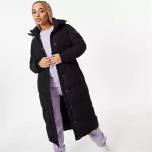 Image of Jack Wills Longline Puffer Coat - Black