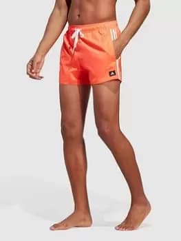 Image of adidas Sportswear 3-stripes Clx Swim Shorts, Red, Size XL, Men