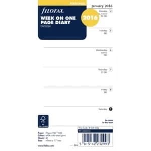 Image of Filofax Pocket Week Per Page Diary