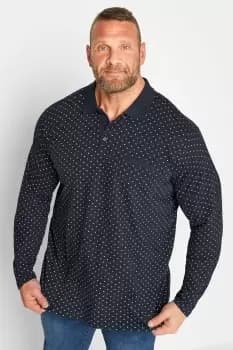 Image of Dobby Print Polo Shirt