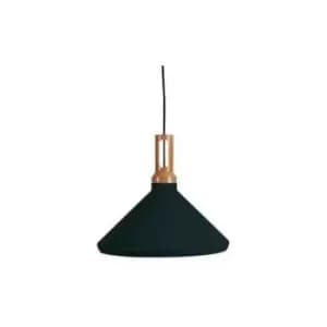 Image of Larissa Lighting - Larissa Petrich Dome Ceiling Pendant 1 Light Aluminiun Black