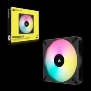 Image of Corsair AF140 ELITE RGB High-Performance 140mm PWM Single Fan - Black - CO-9050155-WW