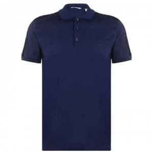 Image of Antony Morato Taped Polo Shirt - AVIO Blue 7064