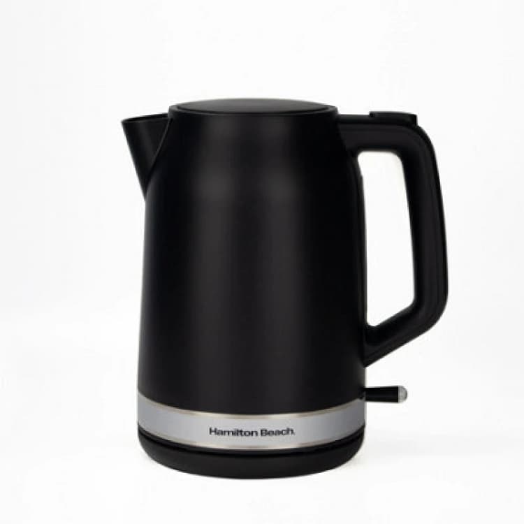 Image of Hamilton Beach Ella 1.7L Matte Black Kettle Black unisex