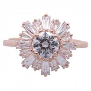 Image of Swarovski Sunshine: Ring Med Cecy/Rhs 55 - Gold