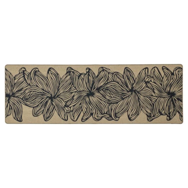 Image of JVL JVL Elegance Machine Washable Entrance Runner Runners 50x150cm Brown 72559805000