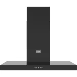 Image of Stoves ST STERLING CHIM 90T BLK 90cm Chimney Cooker Hood - Black