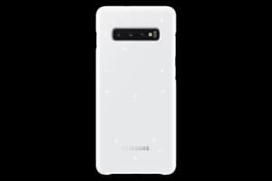 Image of Samsung White Galaxy S10+ LED Back Cover