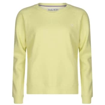 Image of Jack Wills Astbury Pheasant Logo Crew Neck Sweatshirt - Yellow