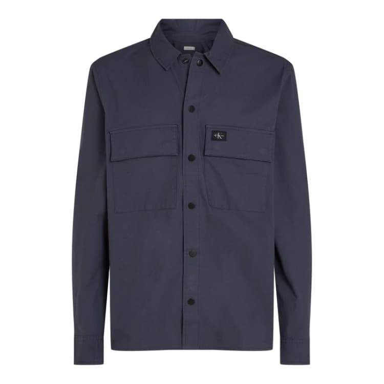 Image of Calvin Klein Jeans CARGO OVERSHIRT - Blue Blue S