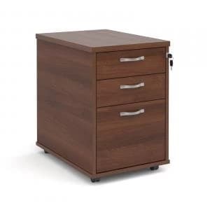 Image of Tall Mobile Pedestal Walnut