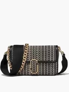 Image of Marc Jacobs The J Marc Monogram Shoulder Bag - Beige Multi
