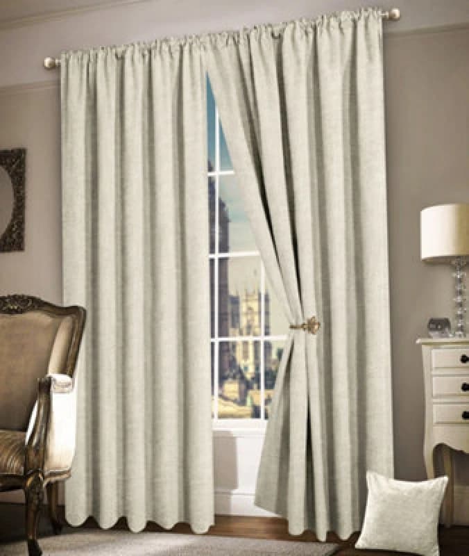 Image of Intimates Thermal Blackout Curtains - Ring Top, Energy Efficient & Soundproof Drape For Living Room - Modern Chic & Elegant Curtains - Cream