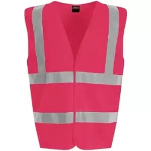 Image of PRO RTX High Visibility Unisex Waistcoat (XXL) (Pink) - Pink