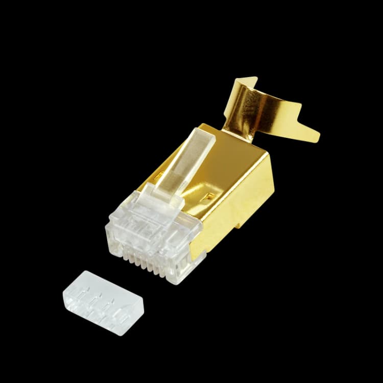 Image of LogiLink Modular Plug RJ45 Cat.8.1 + Cat.6A. gold plated. 10 pcs.