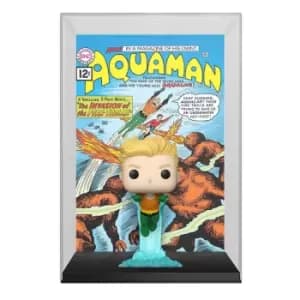 Image of DC Comics POP! Comic Cover Vinyl Figure Aquaman 9 cm