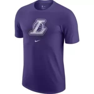Image of Nike Dri-FIT Mens NBA Short-Sleeve Logo T-Shirt - Purple