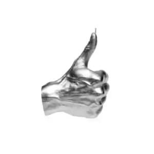 Image of Hand OK Thumbs Up Candle – Chrome