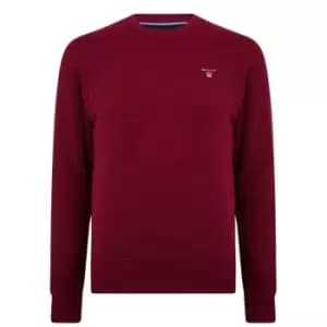 Image of Gant Original Crew Neck Sweatshirt - Red