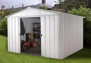 Image of Yardmaster Metal 10 x 13ft Garden Shed