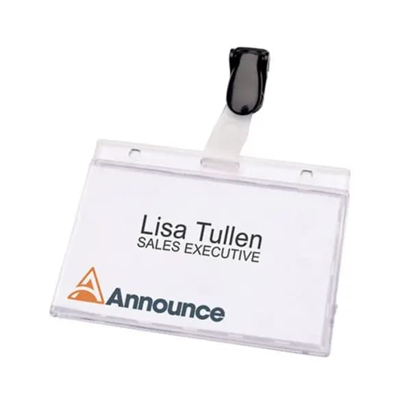 Image of Pavo Announce Security Pass Holder 60x90mm (Pack of 25) PV00925 PV00925