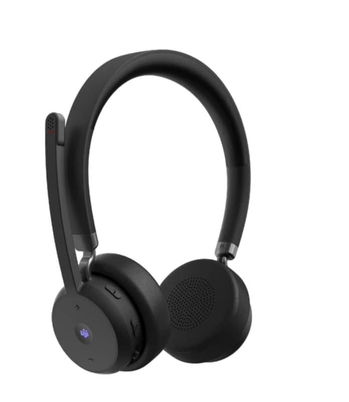 Image of Lenovo Wireless VoIP Headset Head-band Office/Call center Bluetooth Black 4XD1M80020