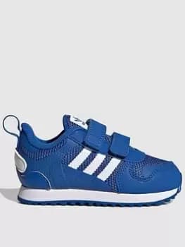 Image of adidas Originals Infant Zx 700 Hd, Blue/White, Size 4