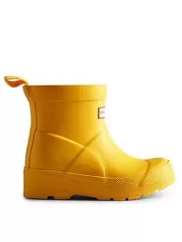 Image of Hunter Kids Play Wellington Boot, Yellow, Size 10 Younger