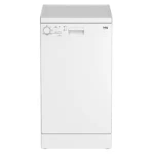 Image of Beko DFS05Q10W Slimline Freestanding Dishwasher