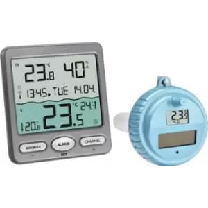 Image of TFA Dostmann VENICE Funk-Pool-Thermometer Pool thermometer Anthracite