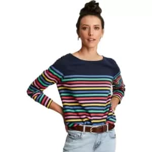 Image of Joules Womens Harbour Relaxed Fit Long Sleeve Top UK 16- Bust 42', (106cm)