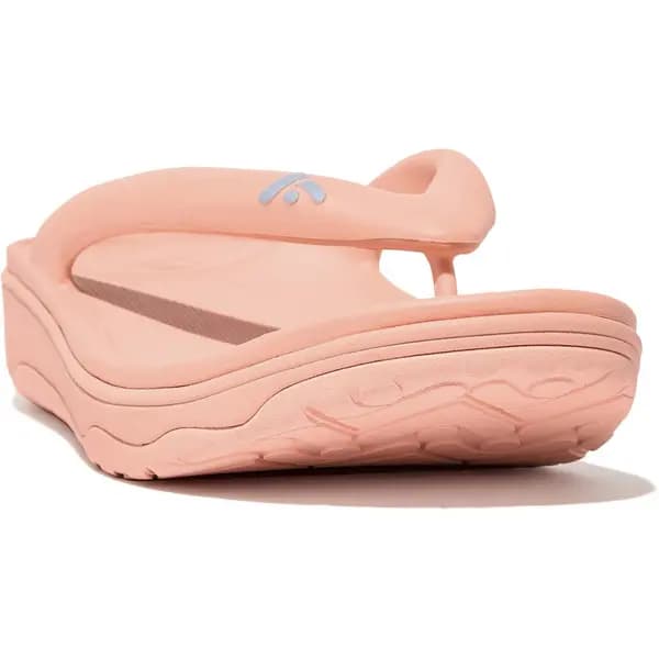Image of Fitflop Womens Relieff Recovery Toe Post Sandals UK Size 6 (EU 39) Blushy FIT090-BLUSHY-6