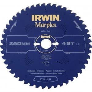 Image of Irwin TCG Construction Saw Blade 260mm 48T 30mm