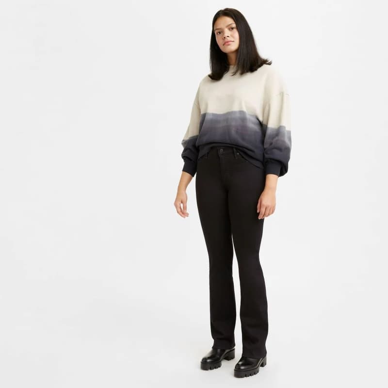 Image of Levis 315 Shaping Bootcut Jeans - Black 26 L32