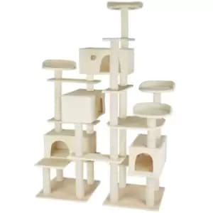 Image of Tectake Cat Tree Scratching Post Entissar - Beige
