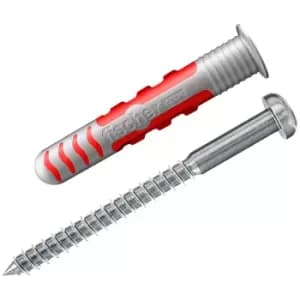 Image of Fischer Duoseal Plugs 8mm x 48mm c/w stainless steel screws (25 Pk)