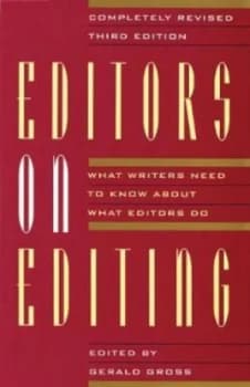 Image of Editors on Editing by Gerald C. Gross Book