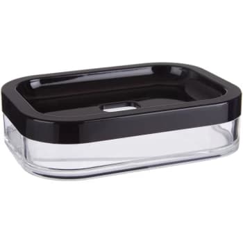 Image of Ando Soap Dish - Black Acrylic