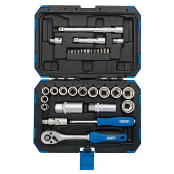 Image of Draper 3/8" Sq. Dr. Metric Socket Set (34 Piece)