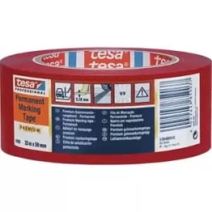 Image of tesa 4169-56-93 4169-56-93 Marking tape White (L x W) 33 m x 50 mm