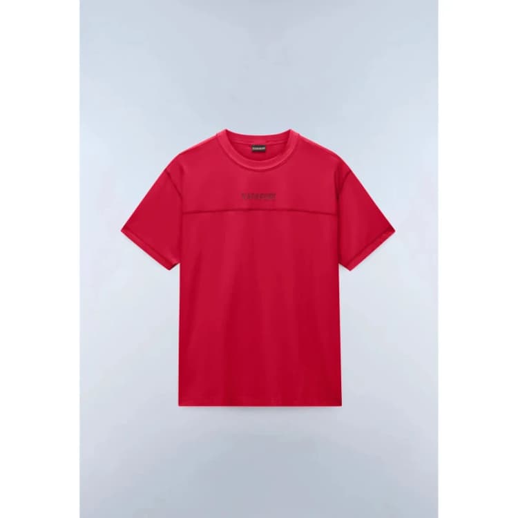 Image of T-Shirt Napapijri Umbra Rouge Male XS