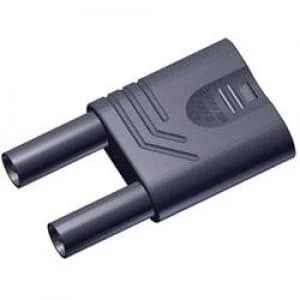 Image of Safety shorting plug Black Pin diameter 4mm SKS Hirschmann