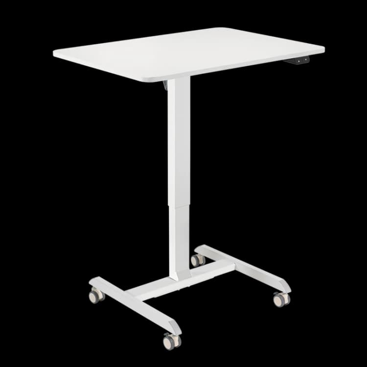 Image of LogiLink Sit-stand workstation. single-motor. w/casters. white